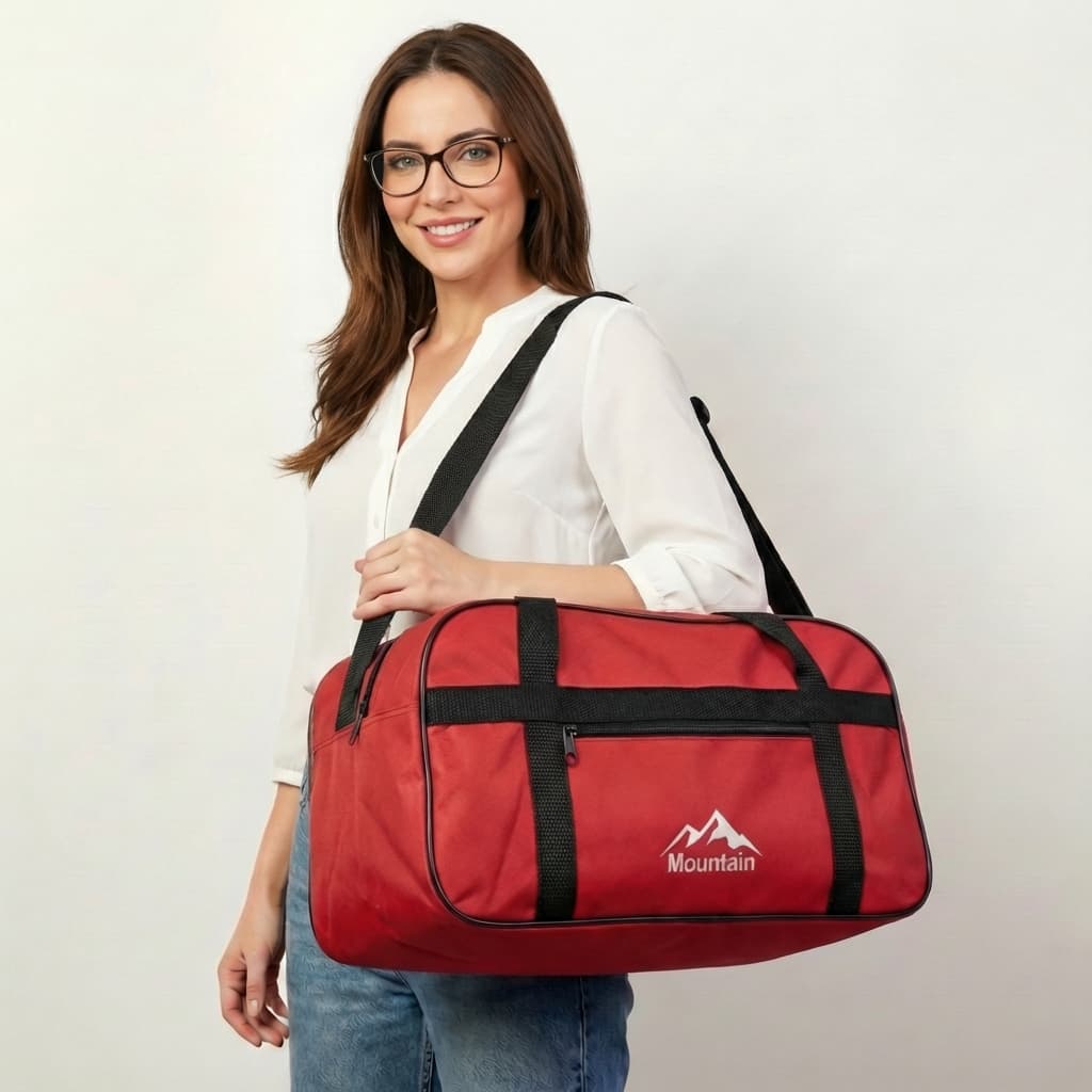 Bolsa de Mão para Viagem com Alça Preto Dia a Dia Academia Fitness Esporte Feminina Esportiva