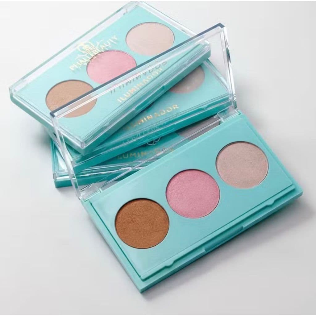 Paleta Iluminador PhálleBeauty 3 Cores PH0319