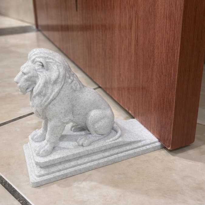 Trava Porta - Batente de Porta - Leão Decorativo