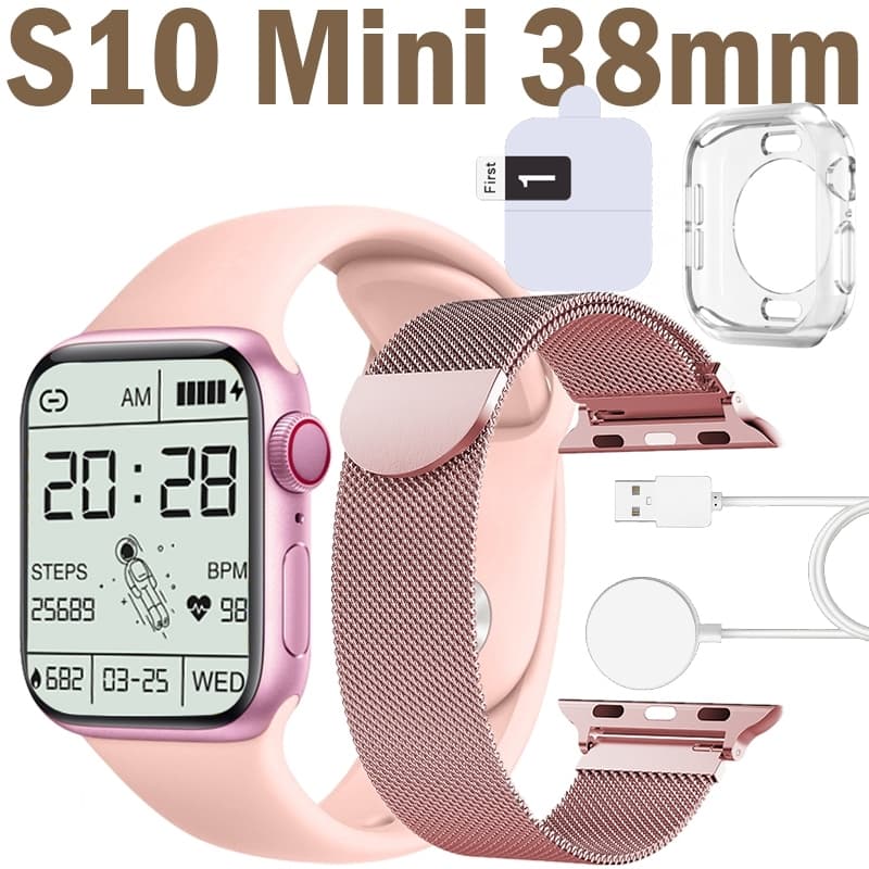 Smartwatch S10 mini Relógio inteligente De Presente Feminino , Negócios Masculino Esportivo Relógio