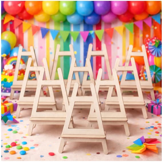 Kit 20 Centro de Mesa Mini Cavalete Mdf Lembrancinha Decoração
