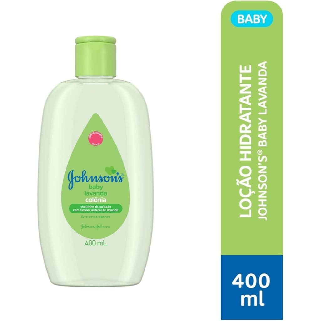 Johnson's Baby Colônia 400ml Refrescante Lavanda Para Bebês