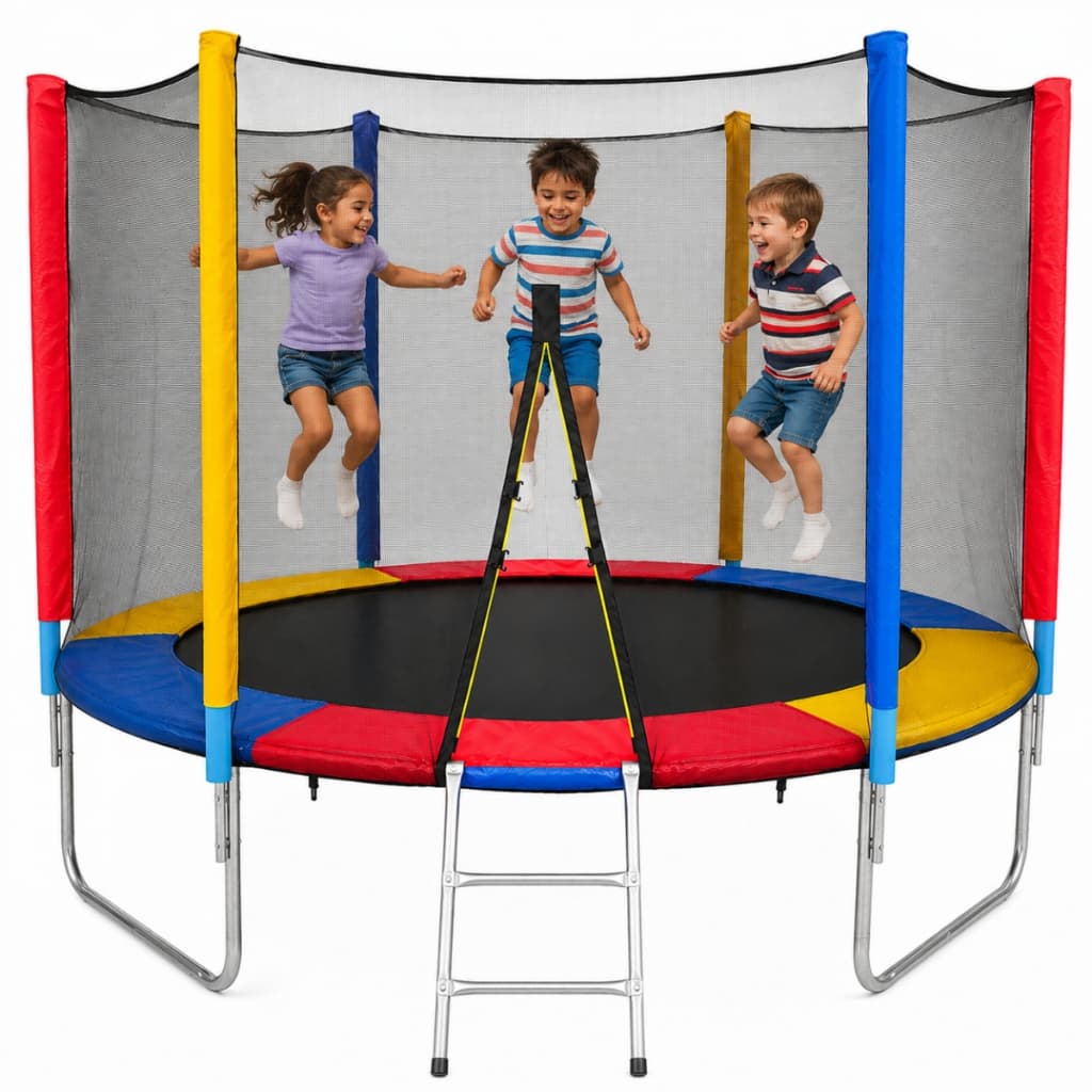 Cama Elástica Grande 2.40 Metros até 250KG Infantil Pula Pula Trampolim - Castela