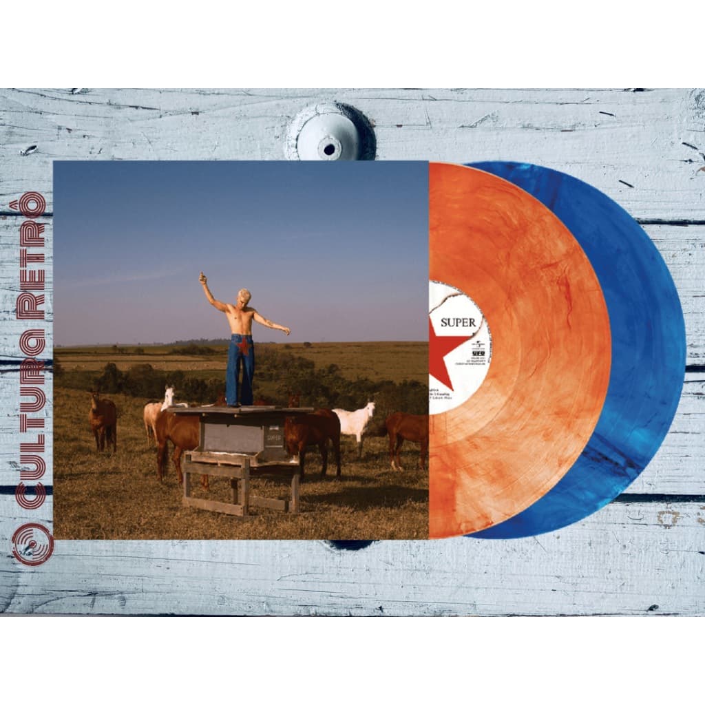 LP VINIL SUPER JÃO 2025 ( LACRADO/ VERMELHA AZUL) ME LAMBE