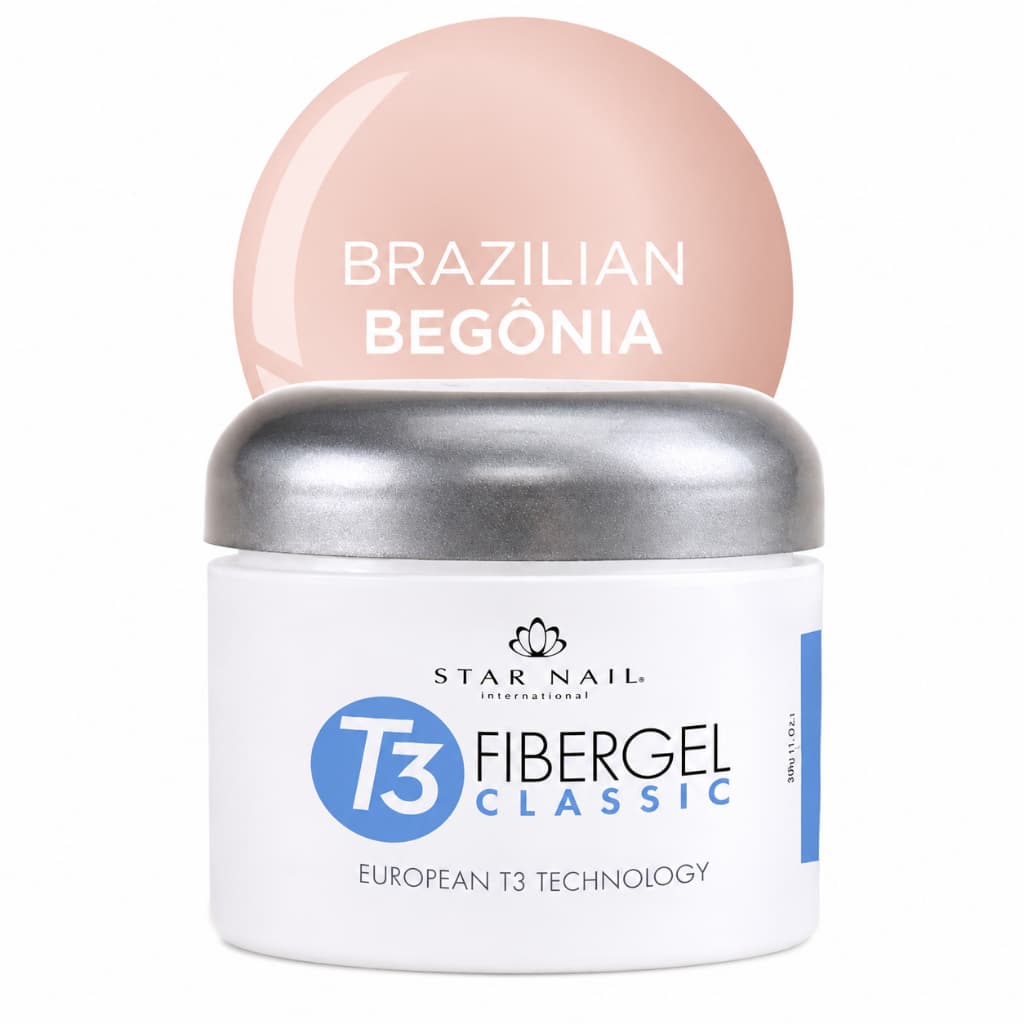 Gel para Unha Star Nail Fibergel Classic Begônias Led/uv 28gr