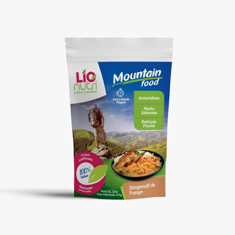 Comida Liofilizada Strogonoff de Frango Mountain food