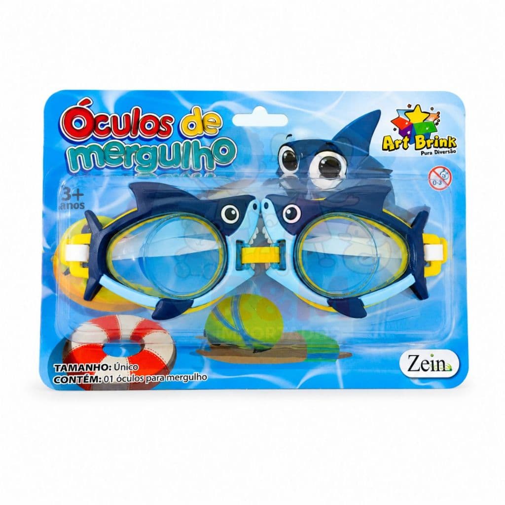 Óuclos De Natação Infantil Alça Ajustável Personagem Piscina Mergulho Praia Banho Menino Diversão