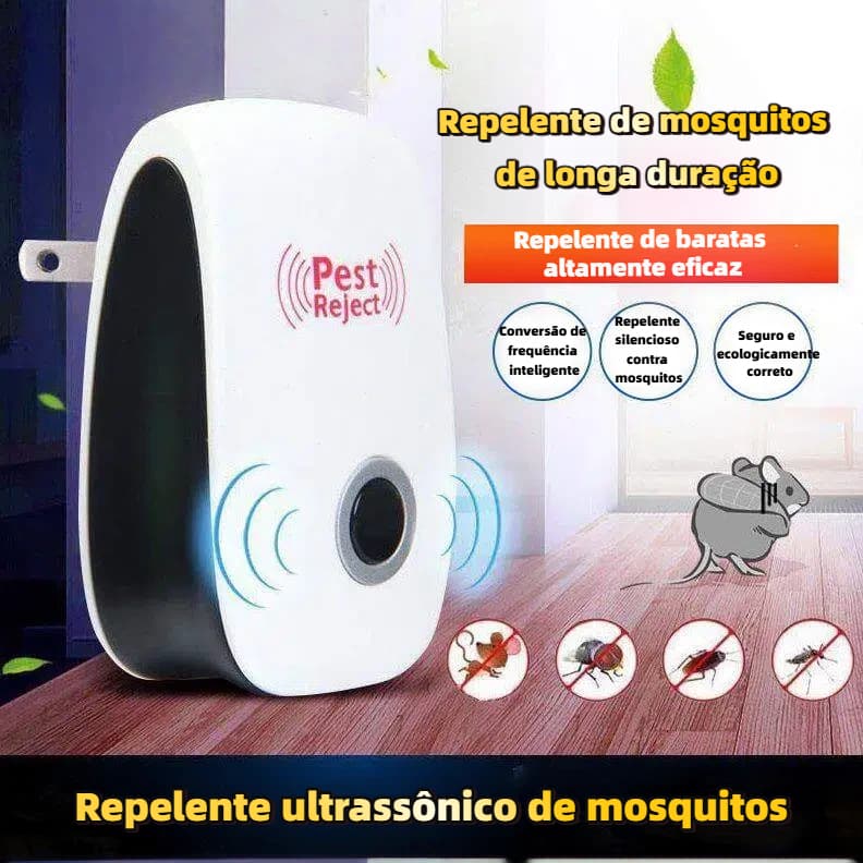 Compre um e leve outro grátis! Repelente eletrônico de insetos, eficaz contra ratos, baratas, mosquitos, moscas e formig