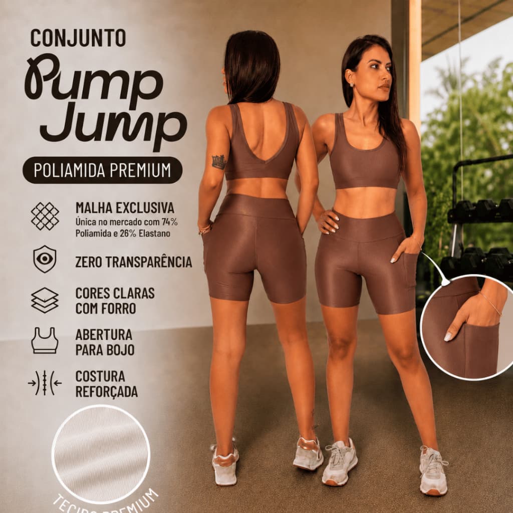 Conjunto Bermuda Bolso + Top Regata Abertura Bojo Micro Canelado Meia Coxa Mais Comprida