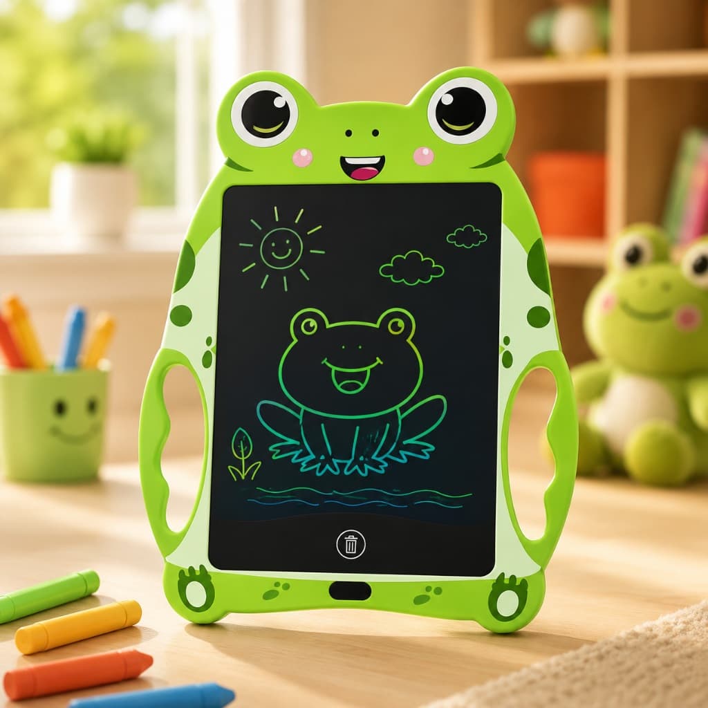 Lousa Mágica LCD 10 Polegadas Infantil Desenho Educativo Apagável Brinquedo Criança Animal Colorido