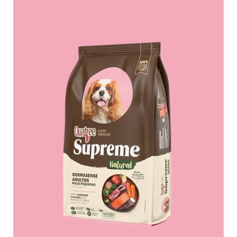 Quatree Supreme Dermasense Adulto Raças Pequenas 2,5kg