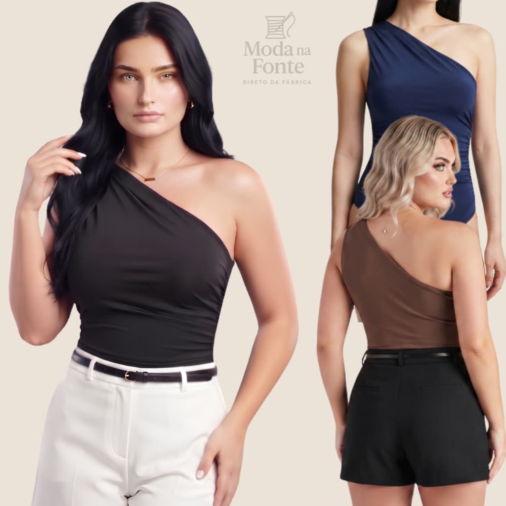 Body Feminino Mula Manca Suplex Plissado Drapeado Com Fecho Ajuste Perfeito Moda Blogueira Tendência