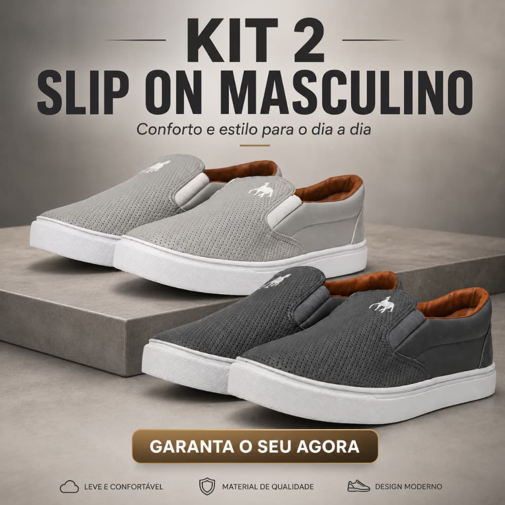 KIT 2 PARES Tênis Masculino Casual Confortável Estiloso Para Todas Ocasiões Trabalho Festa Casamento 38/43 Oferta