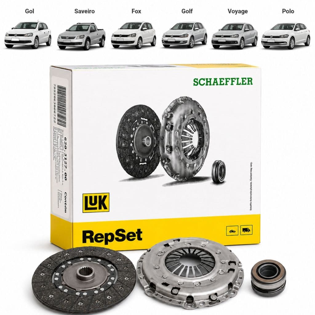 Kit Embreagem Luk  Gol Fox Golf Polo Voyage Audi A3 620.3127.00
