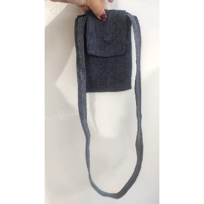 Bolsa Shoulder em jeans - artesanal