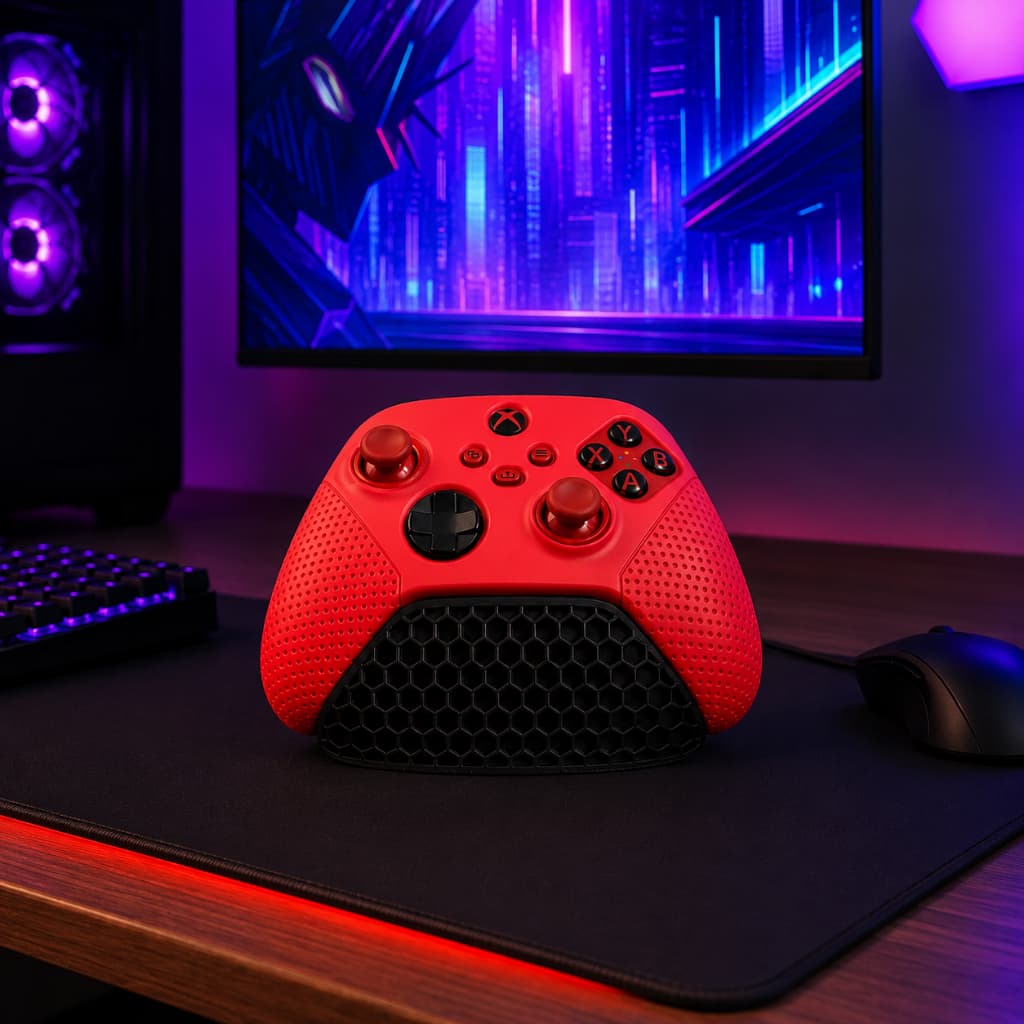 Suporte de controle design moderno para Vídeogame XBOX One X/S Preto