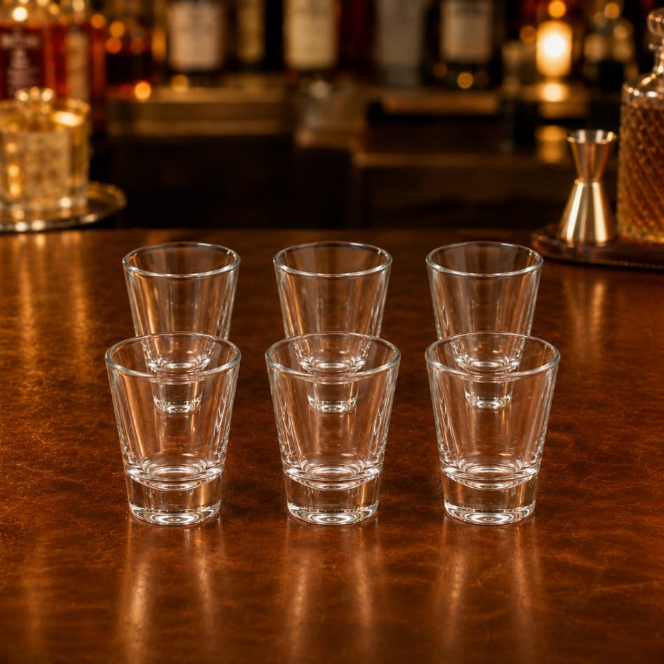 Jogo com 24 Copos de Shot 50ml para Dose Pinga Tequila e Whisky Promoção jogo de copo envio rapido