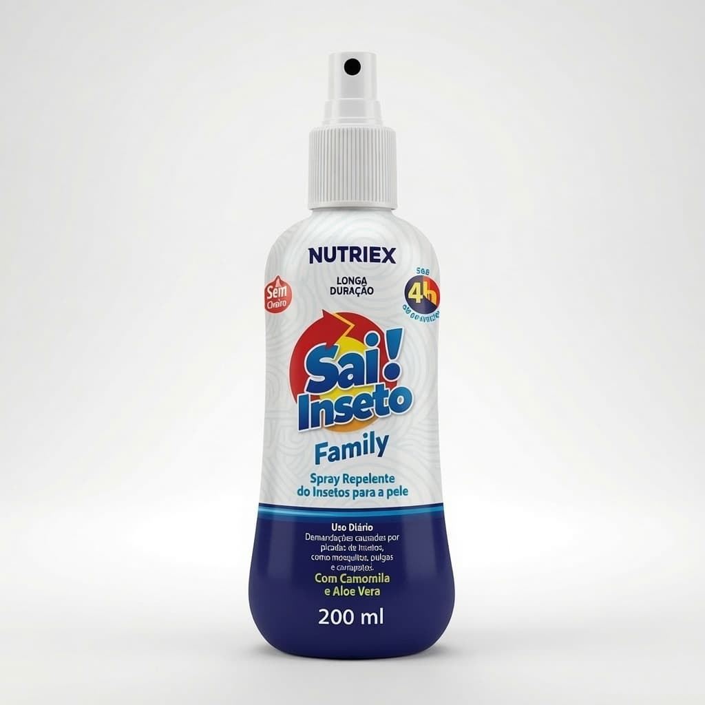 Repelente Spray Insetos Sai Inseto Family 4Hrs 200ml Nutriex