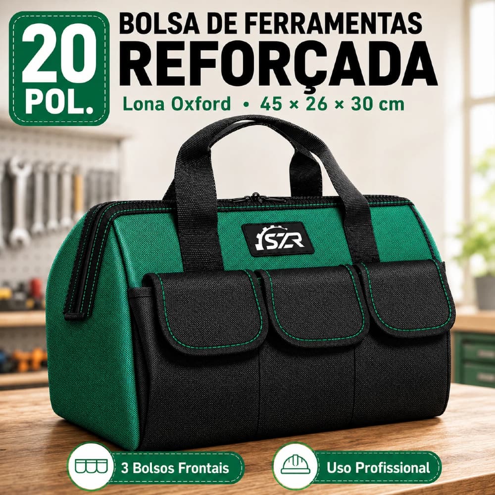 Mala De Ferramentas Gerais Lona Reforcada Eletricista Reparação Especial Bolsa De Ferramentass