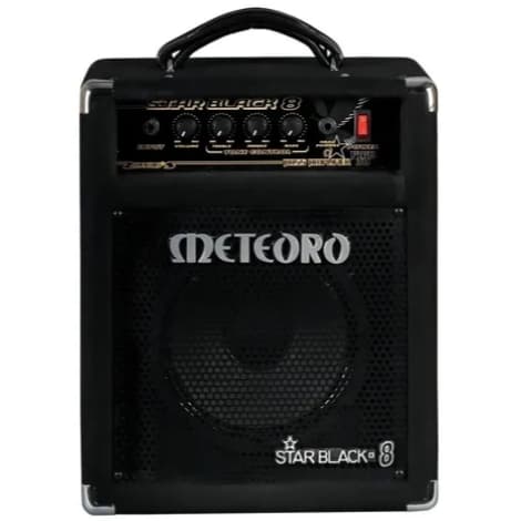 Amplificador Meteoro Star Black 8 preto