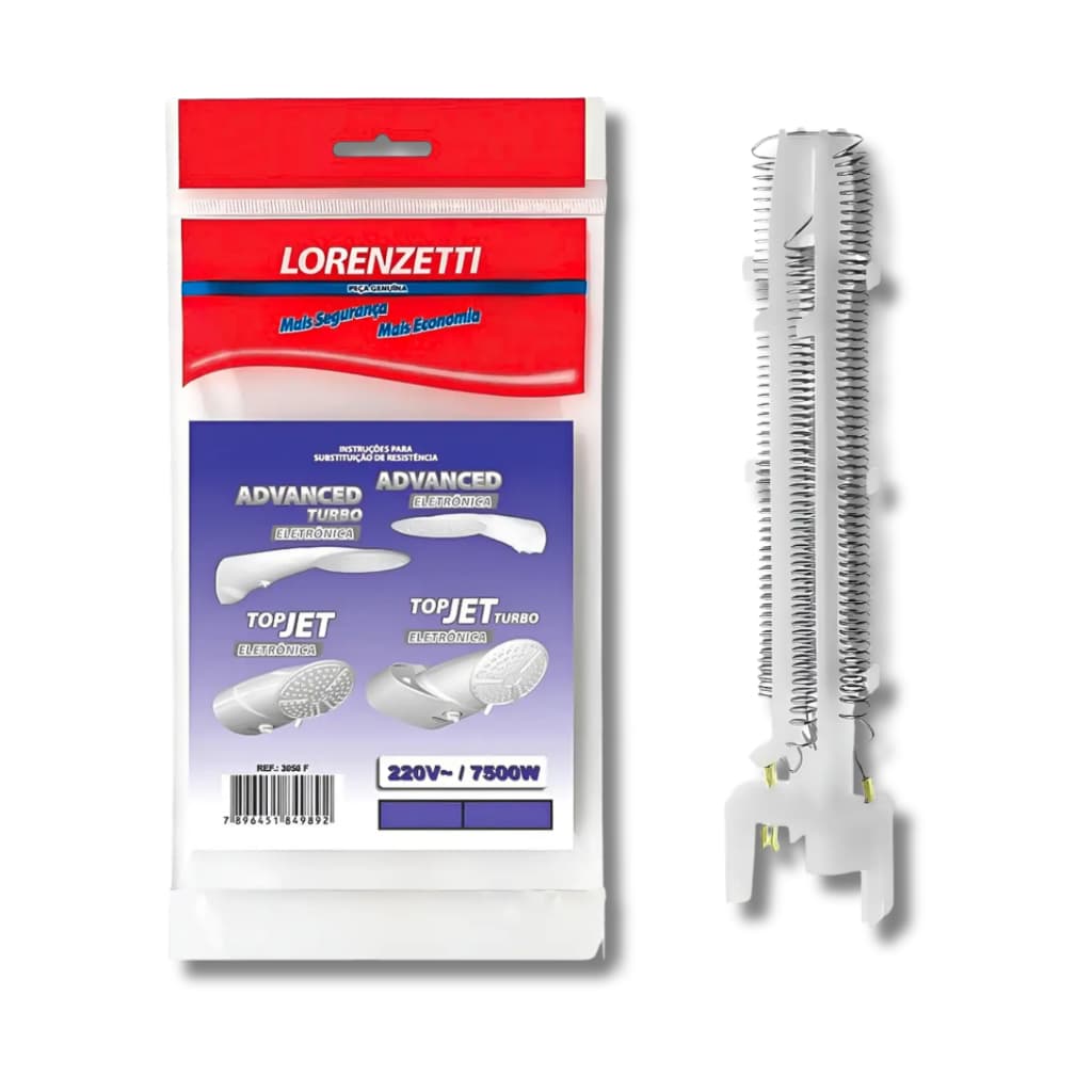 Resistência Advanced TopJet Chuveiro Lorenzetti 220V