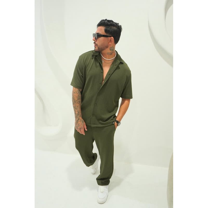Conjunto Masculino Camisa e Calça Santori