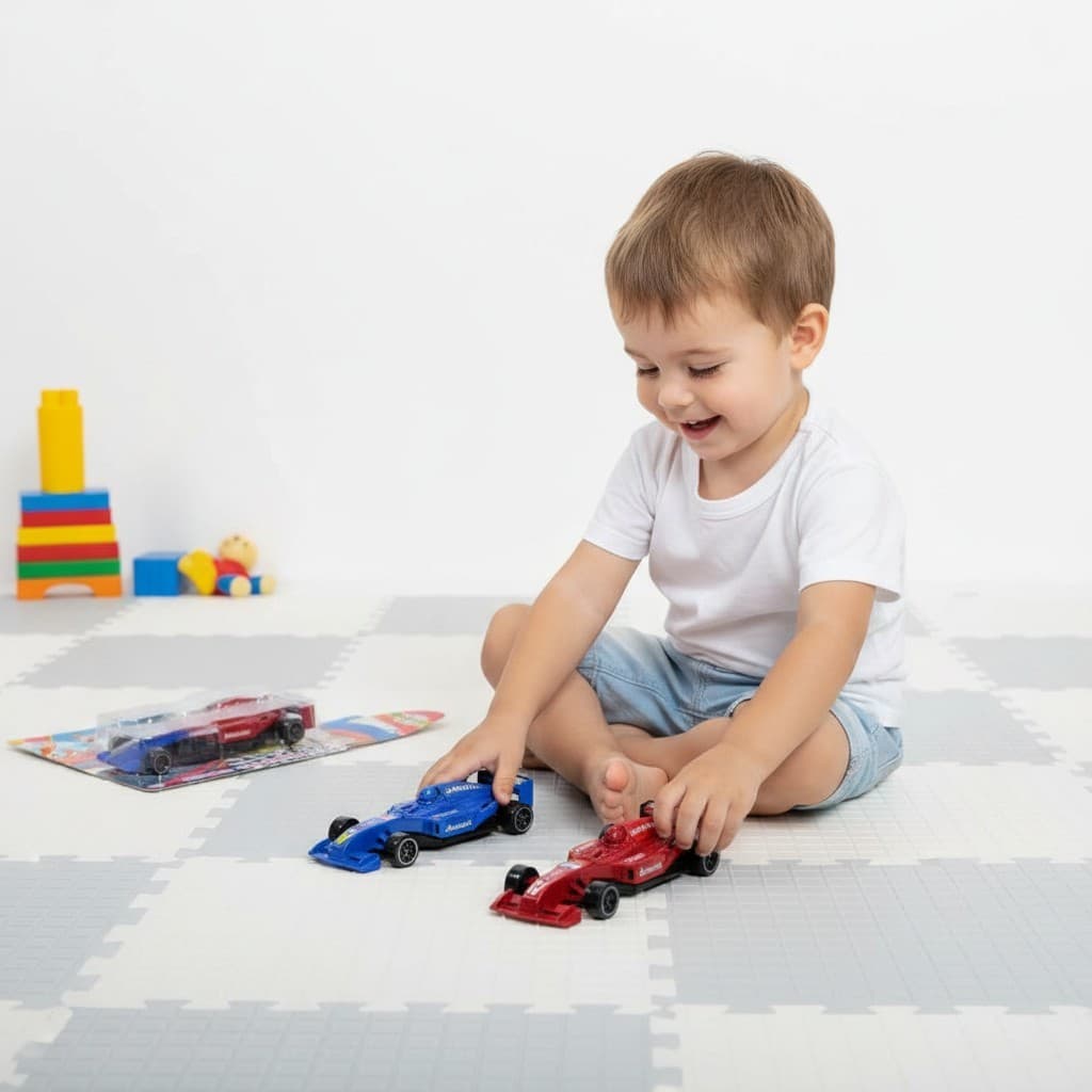 Kit 2 Carrinhos De Corrida Fórmula Racer Infantil
