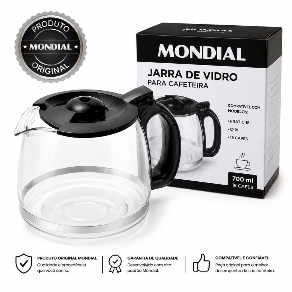 Jarra Cafeitera Mondial 18 Xicaras C-30 Dolce Arome Original