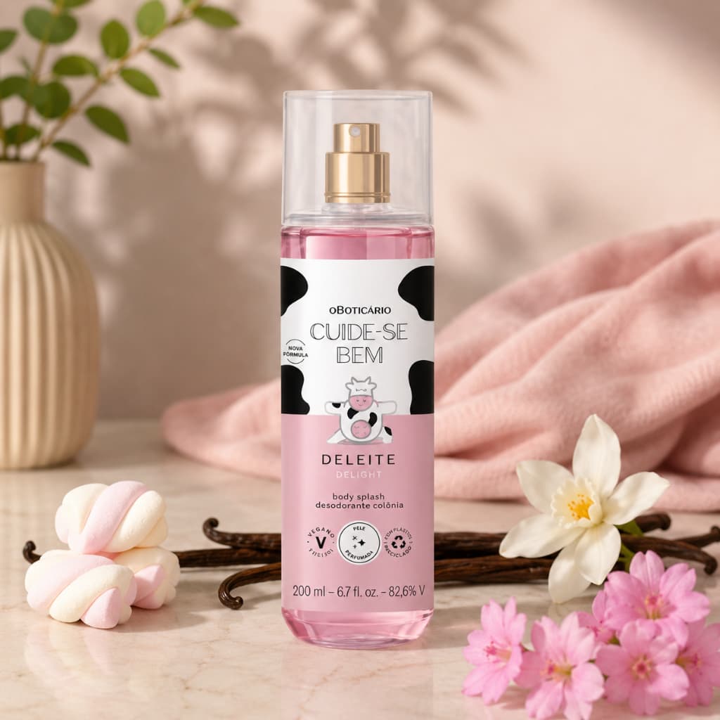 Body Splash Docinho Cuide-se Bem Deleite 200ml