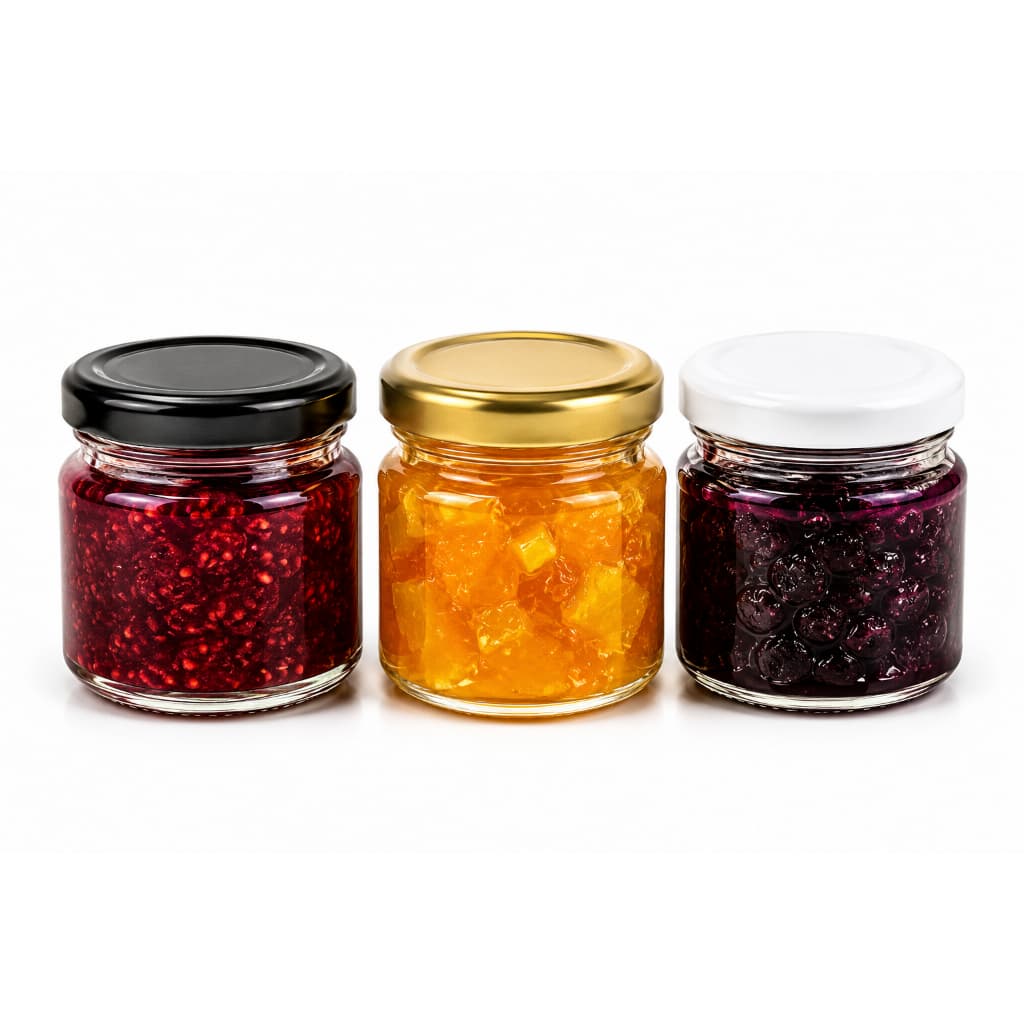 Kit 10 Pote de Vidro Geleinha 40ml Tampa 38mm Para Doce Geleia