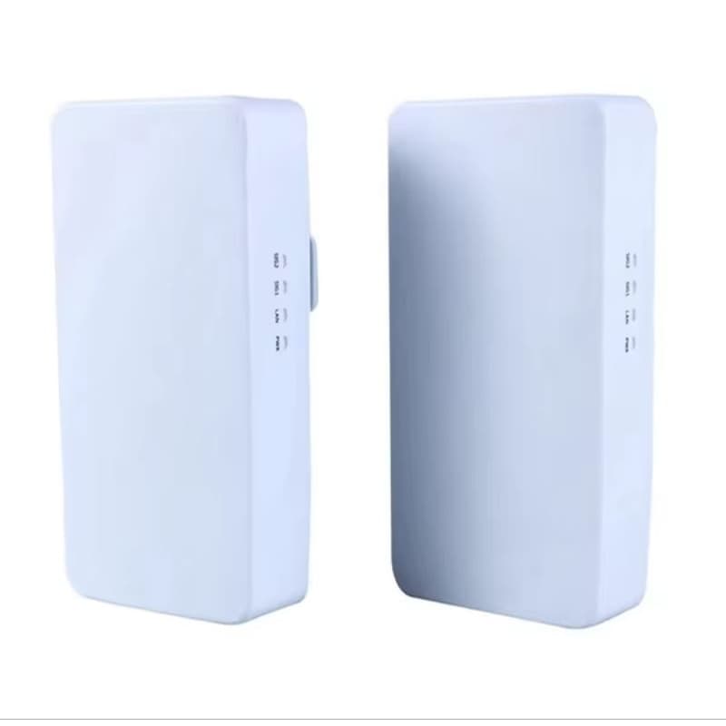 Kit Par CPE Ponte Sem Fio Extensor Wi-Fi 1km 300Mbps Outdoor Para Câmeras Sítio Galpão