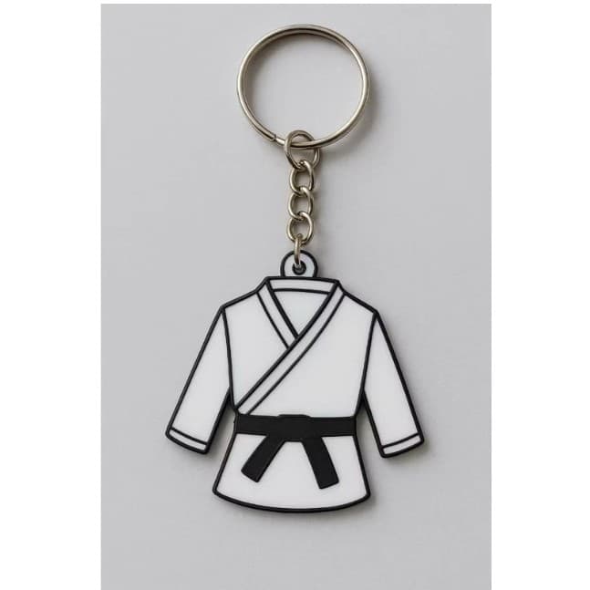 Kit 30 Chaveiro Kimono Artes Marciais Jiu Jitsu Judo Karate - 3D