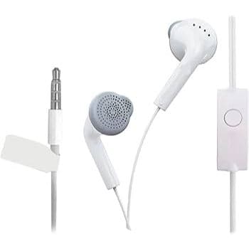 Fone de Ouvido Preto ou Branco Estéreo Fio e Microfone ante ruidos