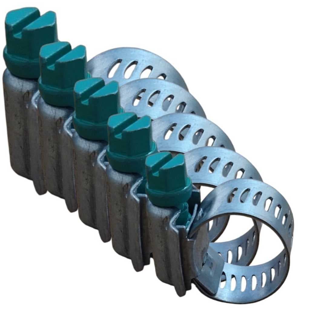 Kit 5 Abraçadeira Aço Carbono 13x19 Largura 14mm