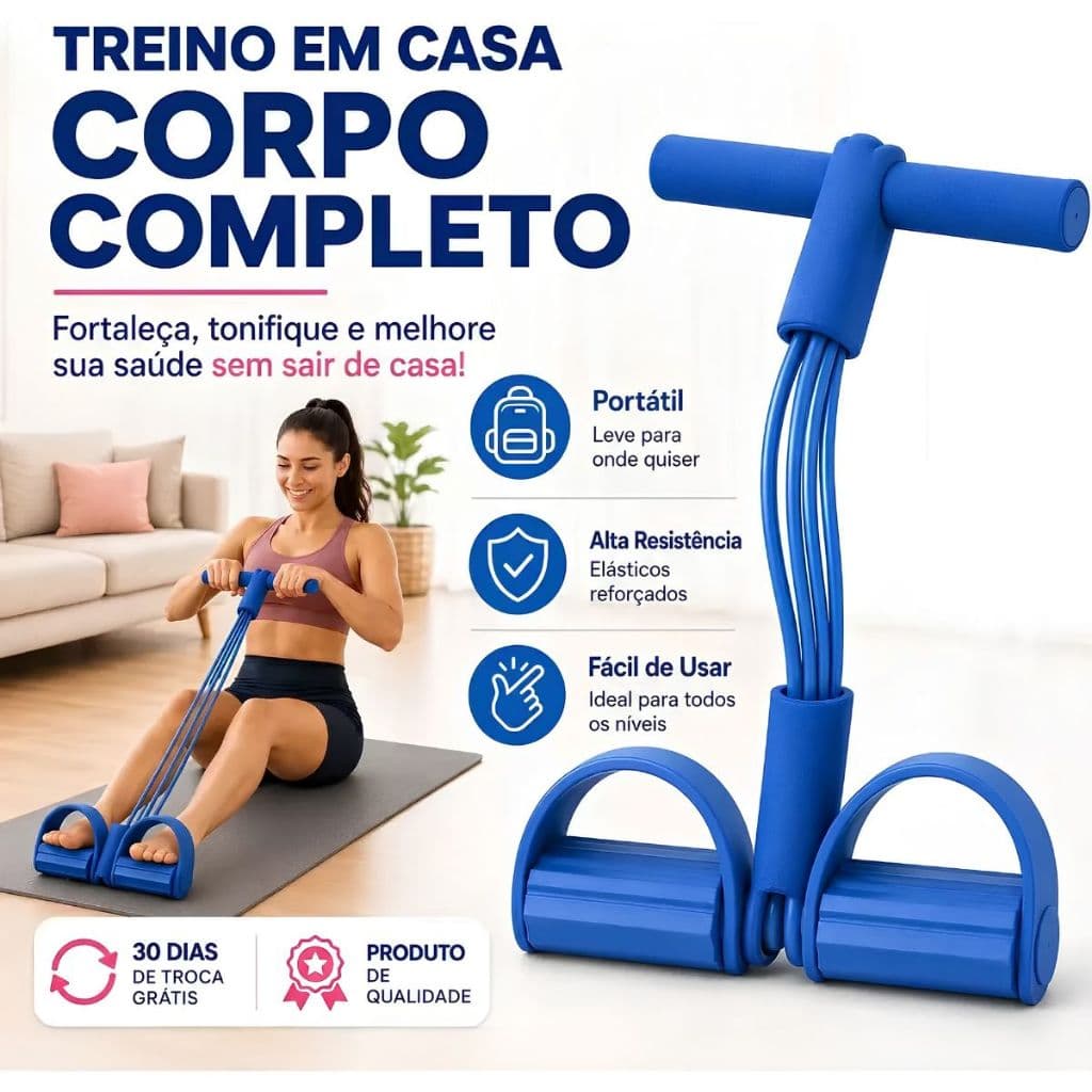 Elástico Extensor de Exercícios Pull Reducer Multi Função Academia Em Casa Uso Profissional Dufit