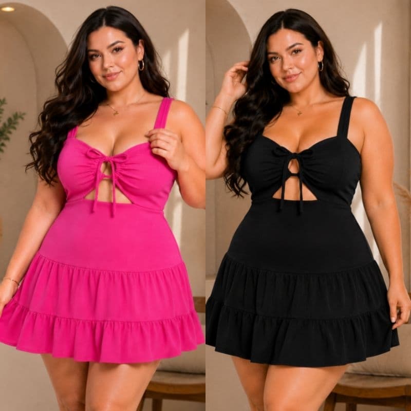Vestido Feminino Plus Size  Soltinho Tam Unico  46 ao 50