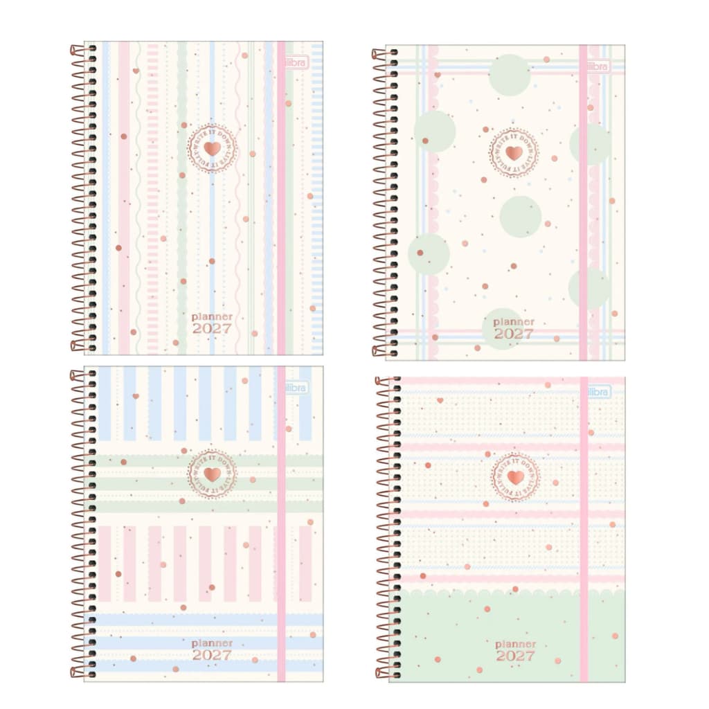 AGENDA ESPIRAL PLANNER SOHO M7 2027 TILIBRA