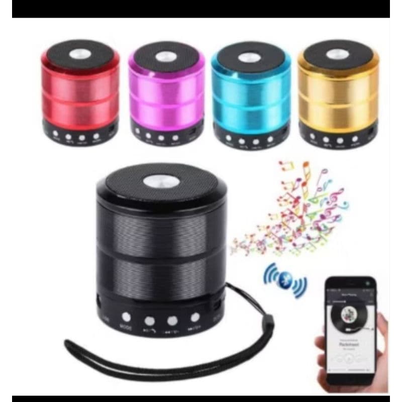 Mini Caixa de Som Bluetooth WS-887