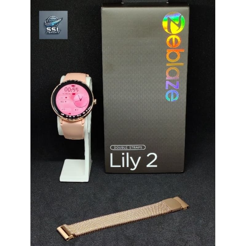 Smartwatch Zeblaze Lily 2 ⌚ Tela AMOLED Feminino | Monitor de Saúde ❤️ Bluetooth Chamadas