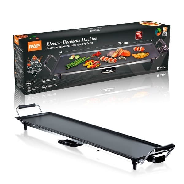 Churrasqueira Elétrica Raf R5414 1800W 220V Preto