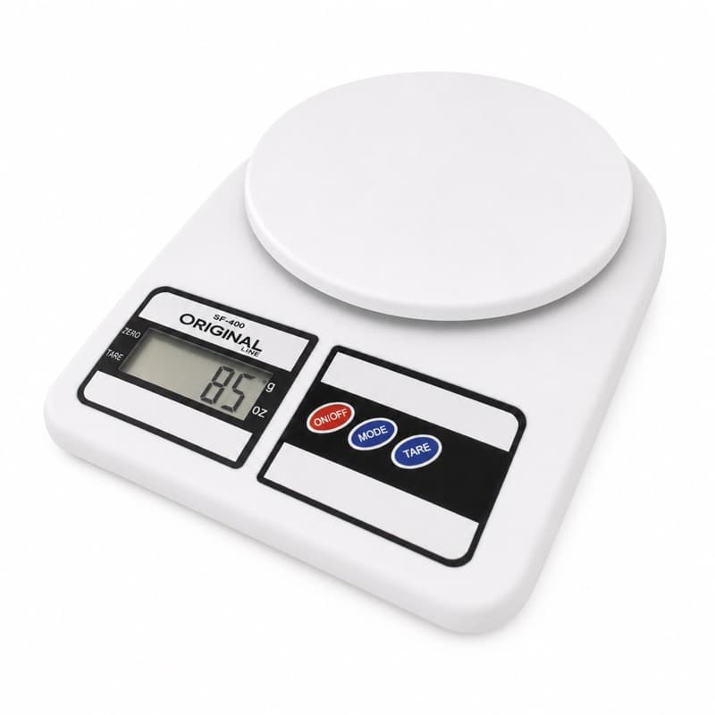 Balança De Cozinha Digital Precisão Eletrônica Até 10 Kg Com Função Tara Fitness Dieta Alimentos