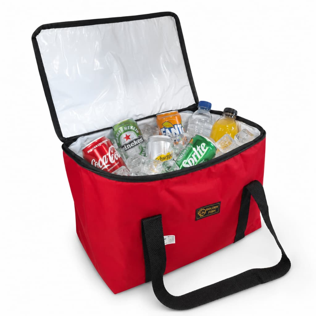 Bolsa Térmica 20L Reforçada Praia/camping/ Pesca Vermelho