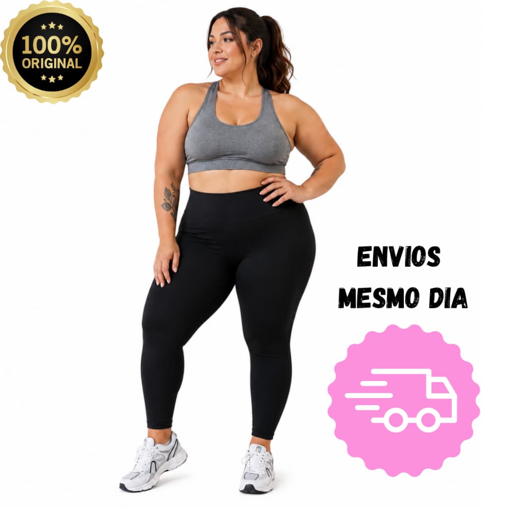 Conjunto fitness Legging Leg Feminina com Top Nadador Sem Bojo Preto e Cinza Feminino Academia