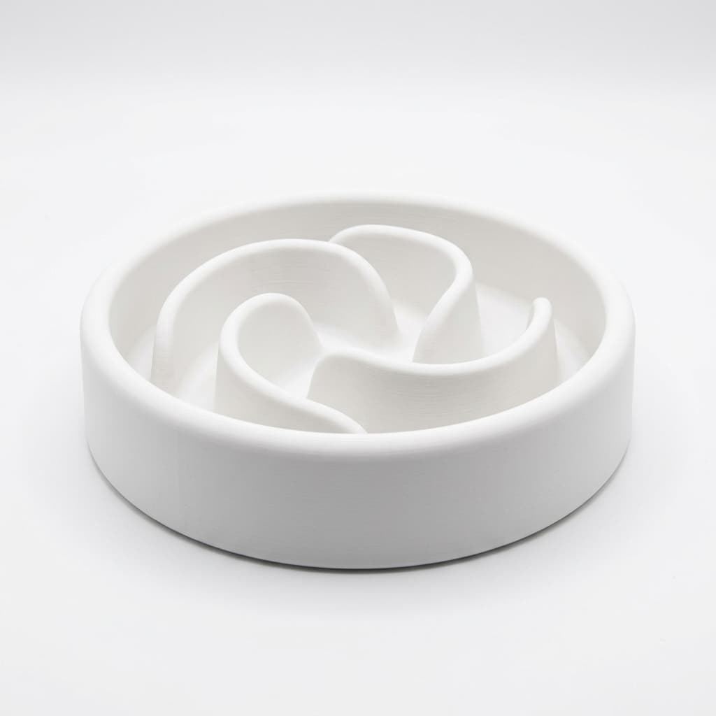 Comedouro Lento Cachorro Slow Feeder Pet Educativo Interativo Anti Engasgo Anti Ansiedade 3 Tamanhos PLA 3D BANZAI gato