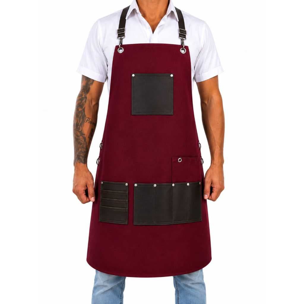 Avental Tecido Vinho Multiuso Unissex Cod 1878