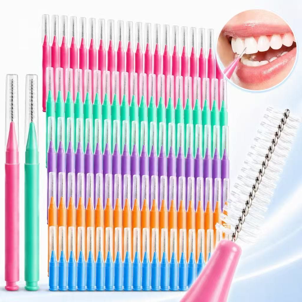 10/20/30/50 Escova de Dente Interdental Dental Picks Escovinha para limpeza