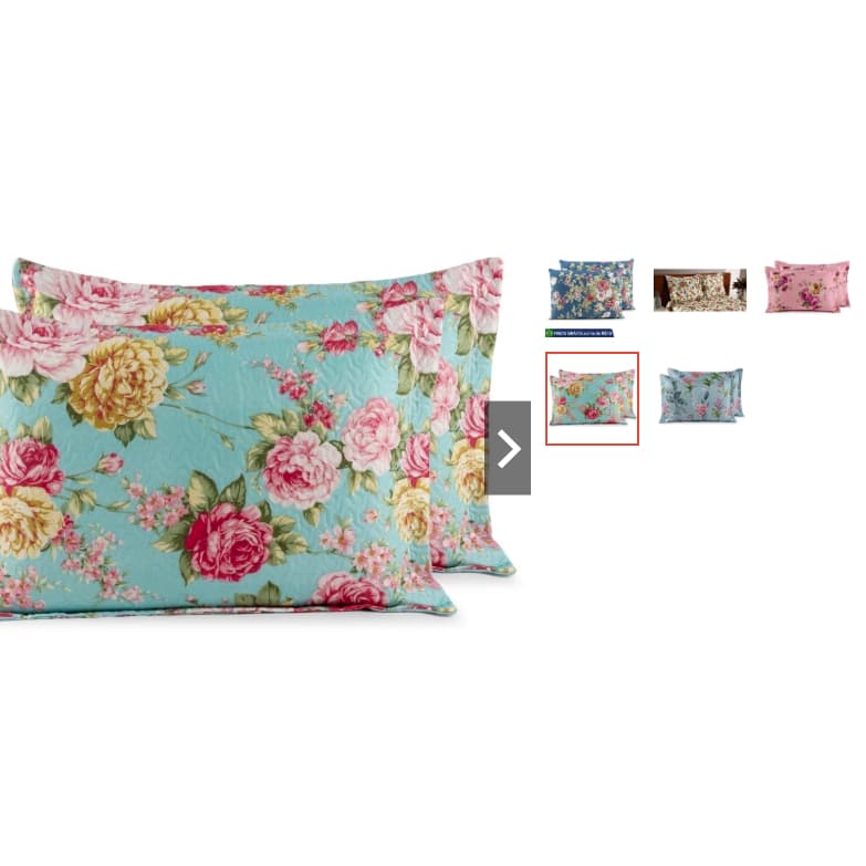 Kit Capa Fronha Porta Travesseiro Matelado Estampas sortidas 70 x 50