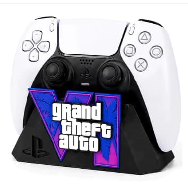 Suporte para controle PS5 Xbox Series S X GTA VI Gamer Decorativo