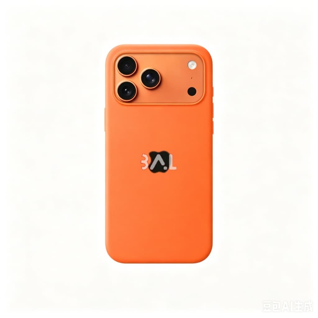 Capinha Capa laranja Para iPhone  11 12 13 14 15 16 17 Pro Max Air