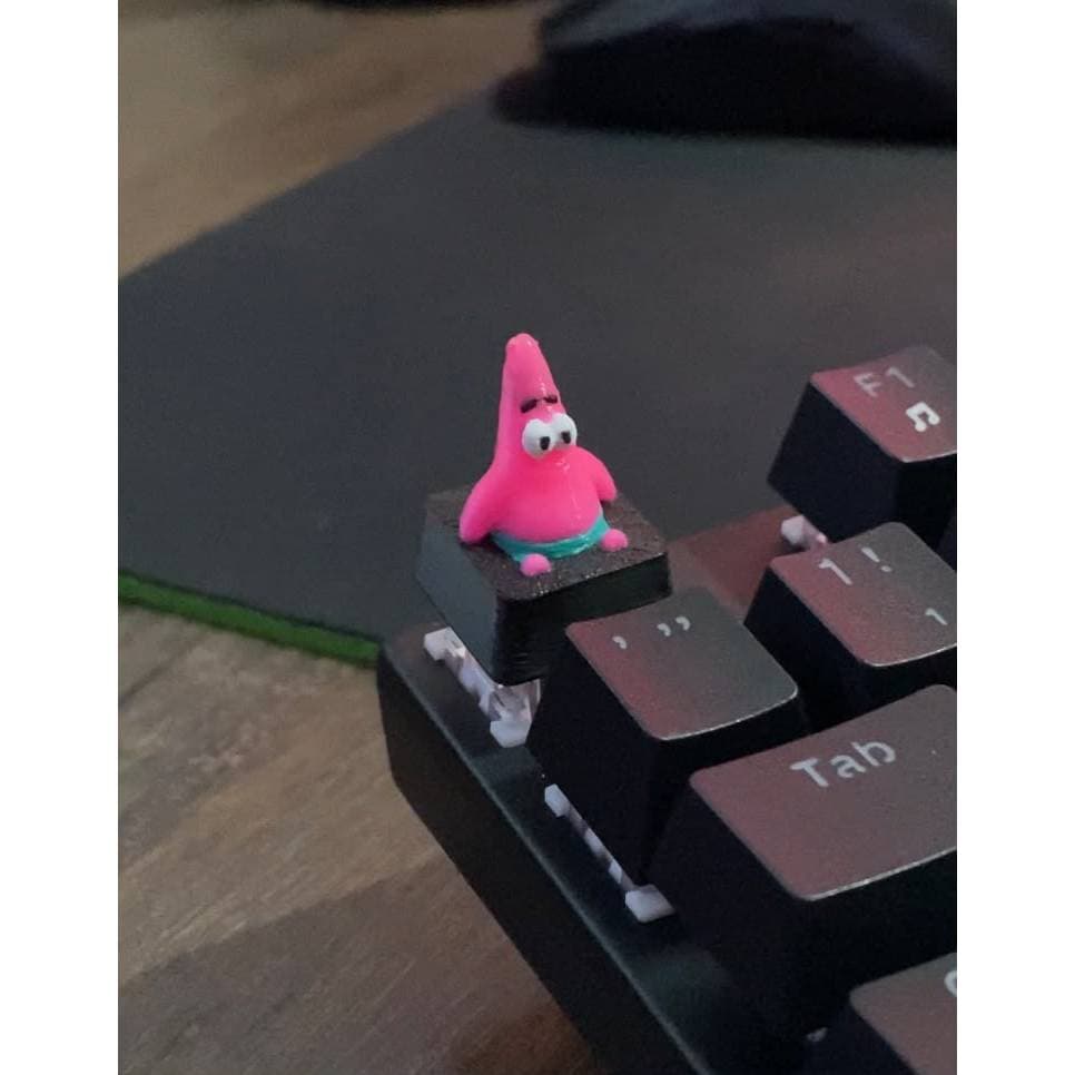 Keycap Patrick Bob Cherry MX Teclado Mecânico Gamer Geek